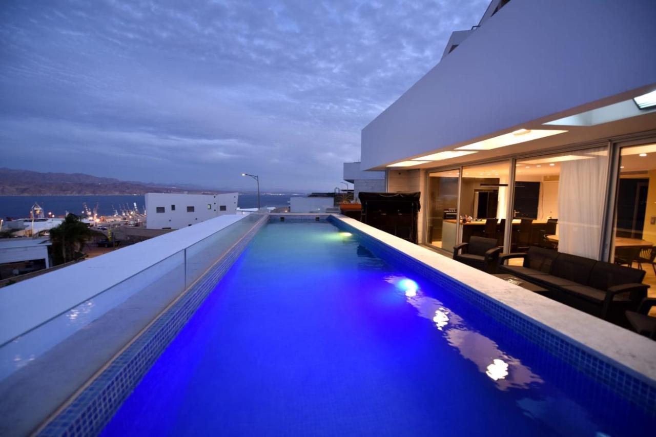 Private Pool Luxury Penthouses Sea View Ейлат Екстериор снимка